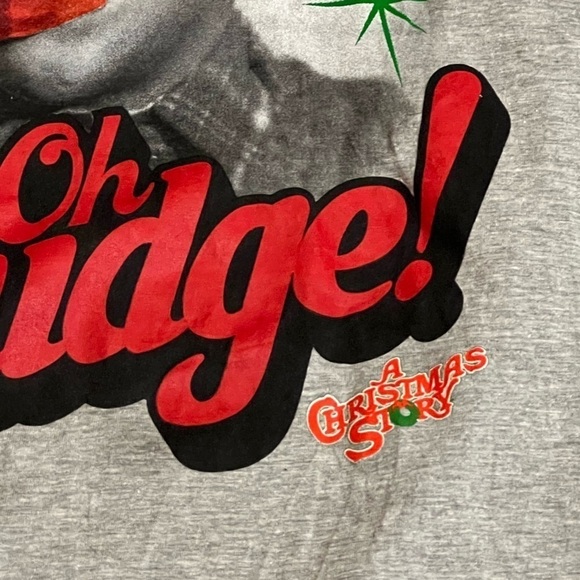 Men’s Oh Fudge A Christmas Story Short Sleeve T Shirt Size XXL - Picture 2 of 4